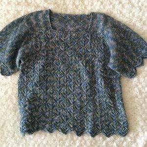 COPY - Hand made s or xs multi colored sweater.